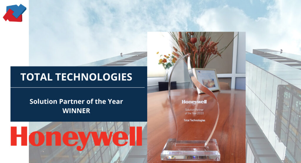 Total Technologies – Partenerul Anului 2020 pentru Honeywell în Europa, pentru soluțiile oferite și implementările de succes