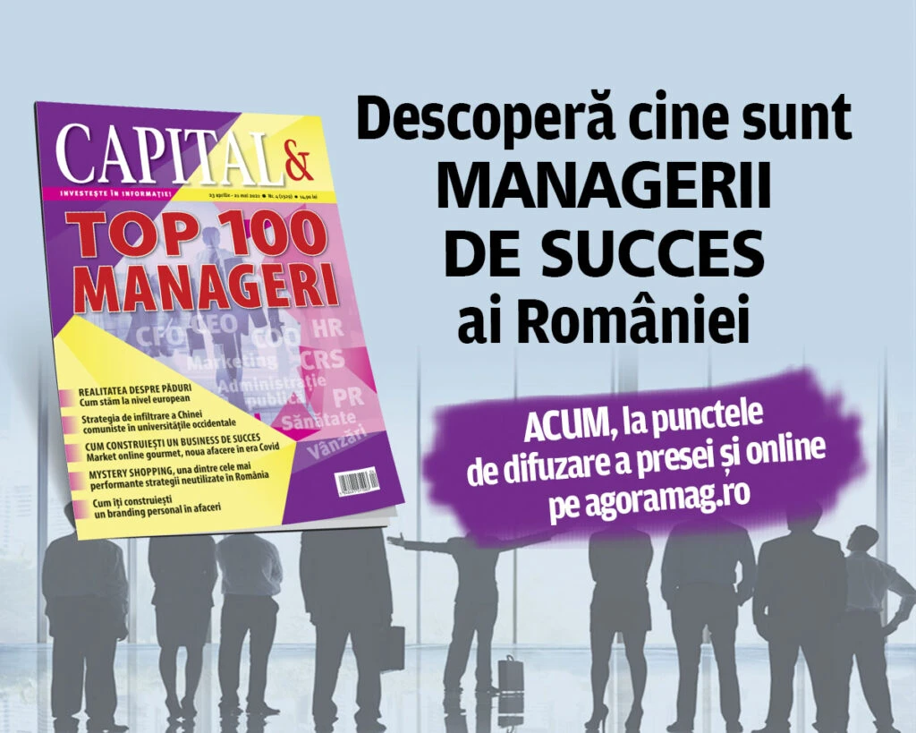Capital Top 100 Manageri este acum pe piață! Descoperă managerii de succes ai României