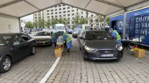 Vaccinare în viteza a cincea: Este un succes! Câte persoane s-au imunizat în centrul drive-thru din Capitală