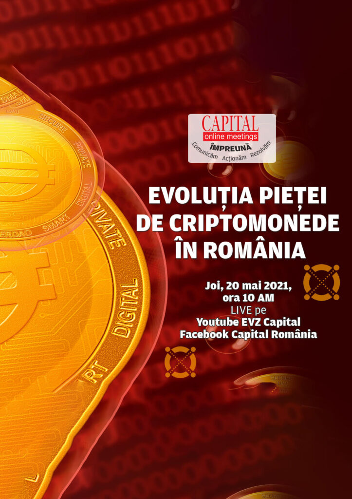 Piața crypto, în cădere liberă. Capital.ro vă invită la conferința online Cum evoluat piața de criptomonede din România?