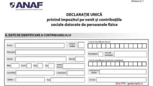 Contribuabilii pot descărca declarația unică precompletată. Documentul are rol orientativ