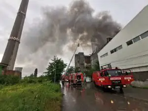 Incendiu de proporții la Brazi. Este a doua ora când se întâmplă în același loc