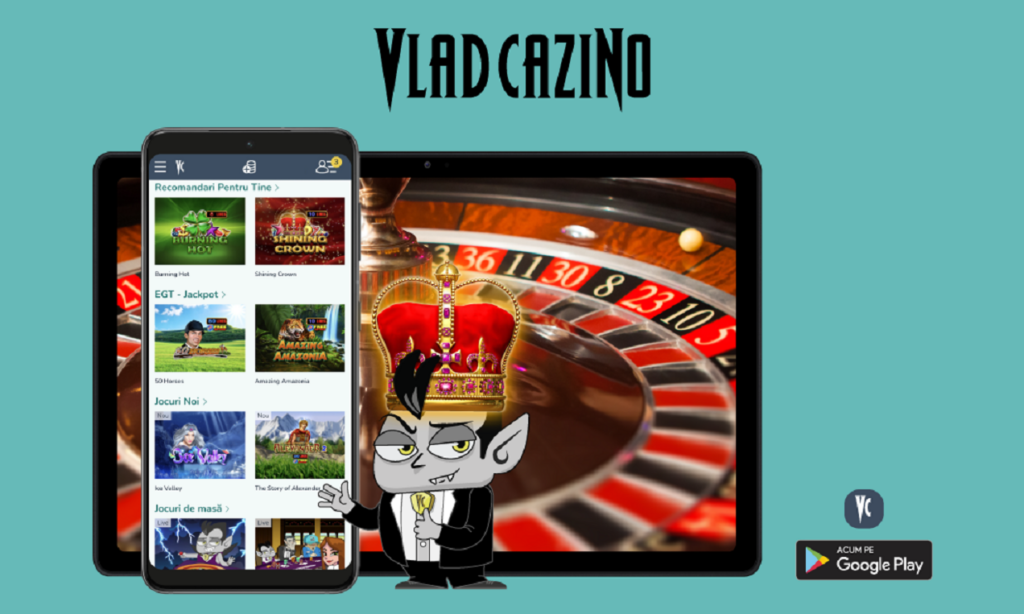 Aplicația de mobil Vlad Cazino este în Google Magazin Play