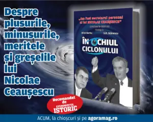 „În Ochiul Ciclonului” este de astăzi pe piață. Dezvăluirile fostului secretar personal al lui Nicolae Ceaușescu, o mărturie spectaculoasă asupra regimului comunist