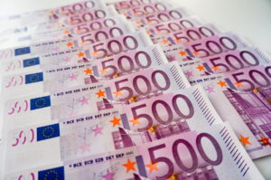bani euro bancnote