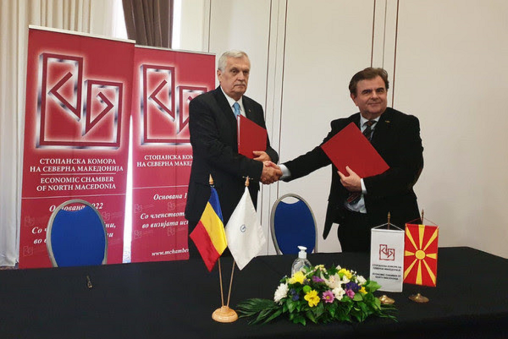 Acord de Colaborare între CCIR și Camera Economică a Republicii Macedonia de Nord
