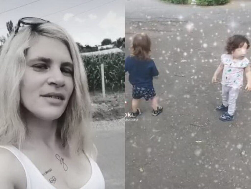 Imagini sfâșietoare! Cum a fost surprinsă mama gemenilor din Ploiești. Femeia amenință cu răzbunarea