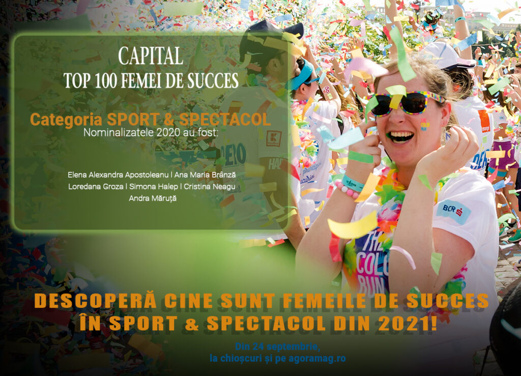 Artistele și sportivele ce au pus România pe harta globală. Capital lansează „Top 100 Femei de Succes”, ediția 2021