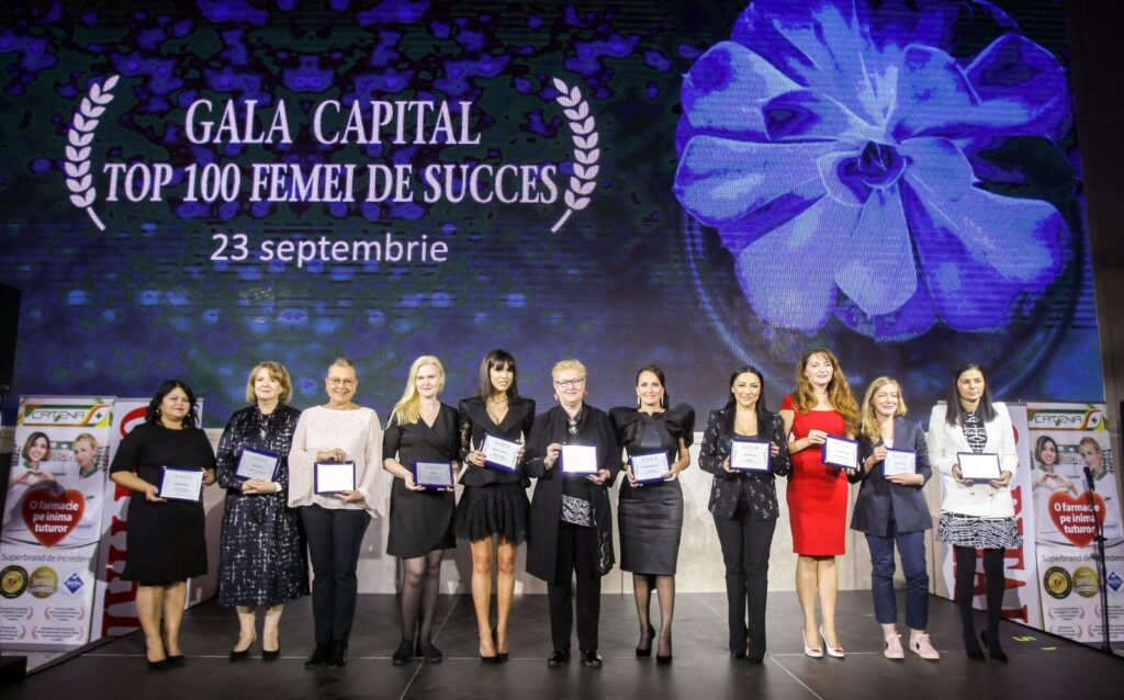 Revista Capital a lansat ”Top 100 femei de succes din România”. Laureatele ediției din acest an au fost premiate în cadrul unei gale