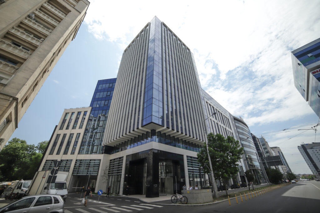Noua clădire de birouri Țiriac Tower este certificată LEED Platinum și WELL Health-Safety