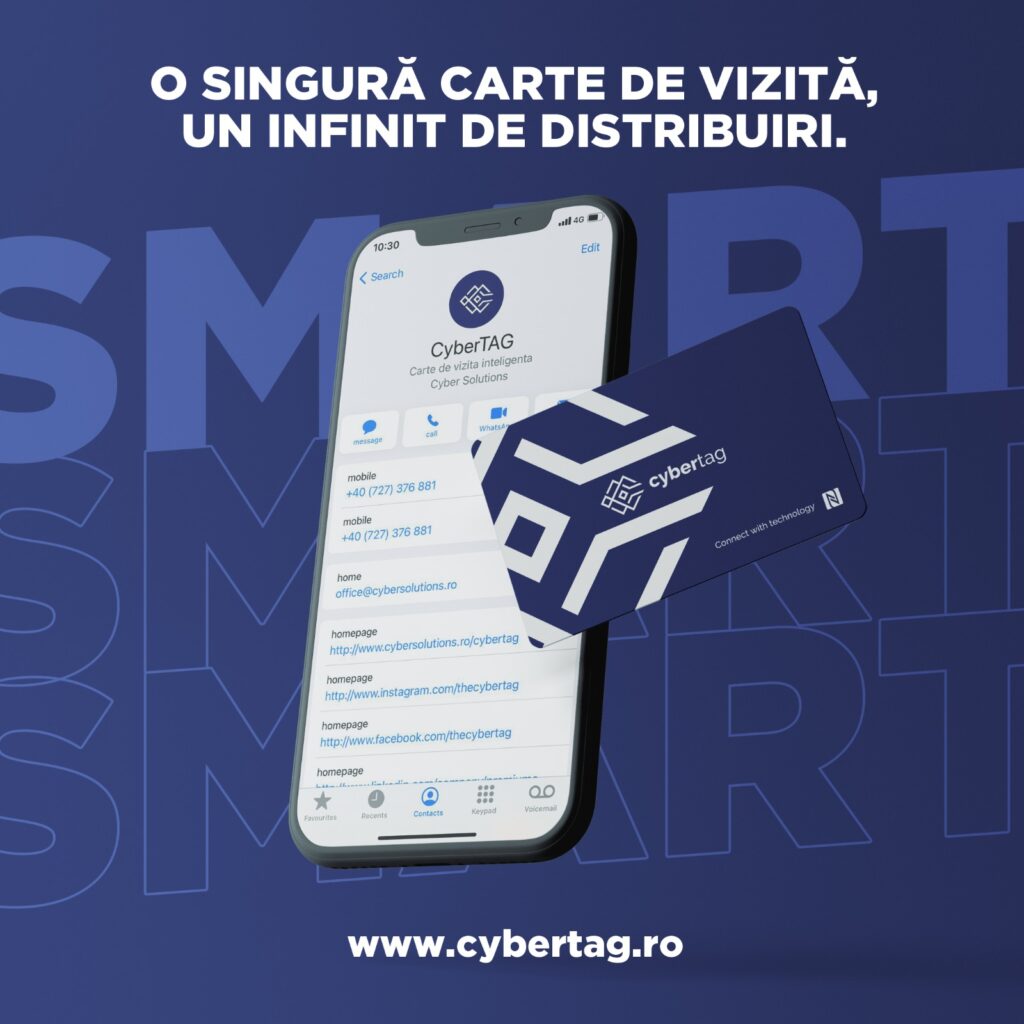 CyberTAG – Cărți de vizită smart – Cărțile de vizită în era tehnologiei