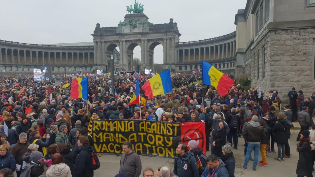 George Simion a confirmat totul. „Oamenii de AUR” la protestele de la Bruxelles