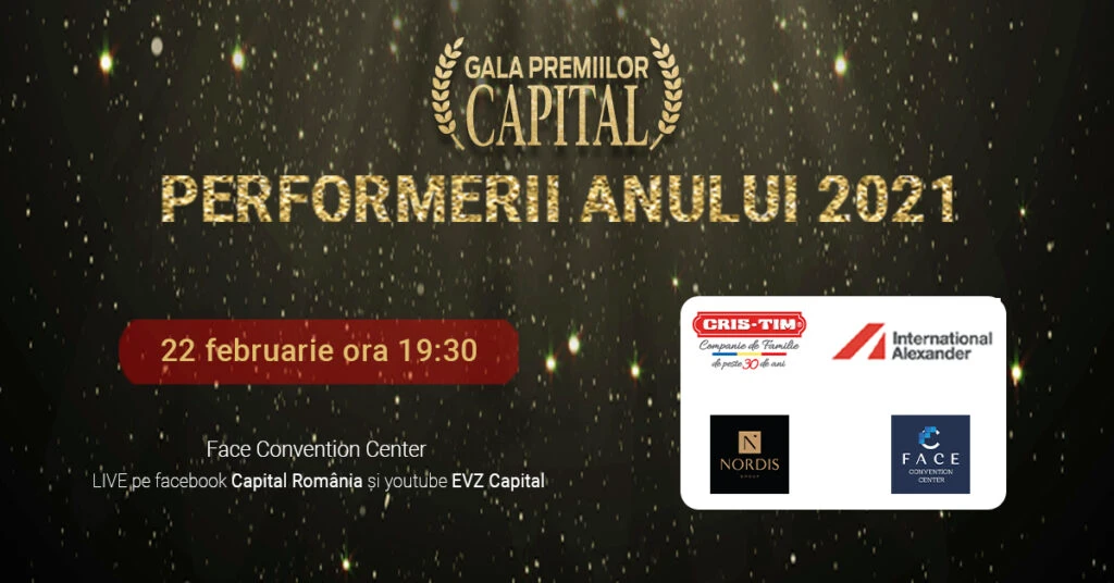 Gala Premiilor Capital: Performerii anului 2021. Află care sunt personalitățile cu rezultate remarcabile