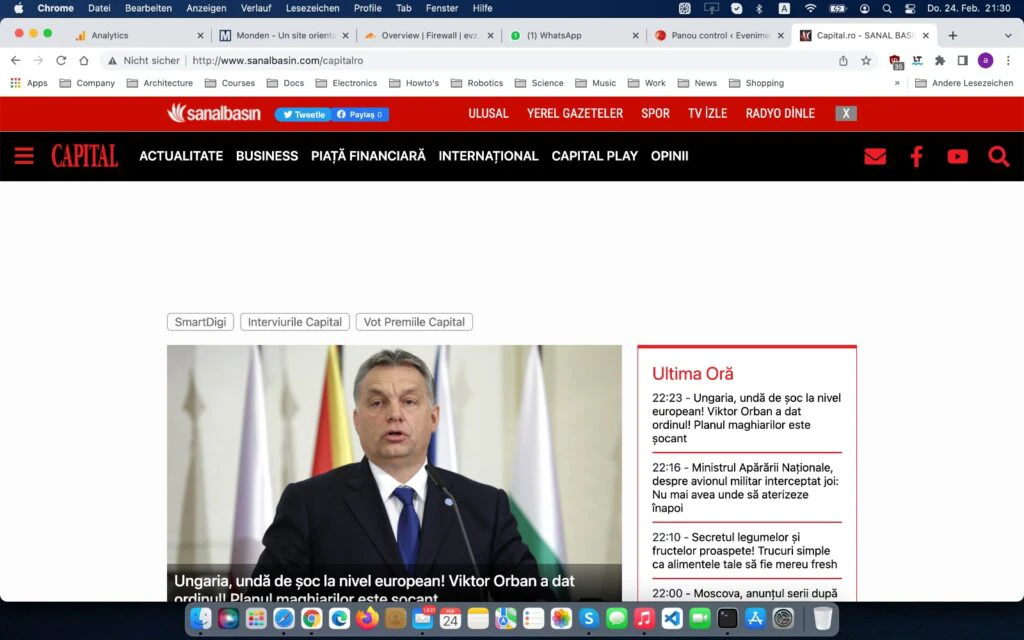 Site-ul Capital.ro, alături de alte publicații din România, victime ale hackerilor ruși! Moscova piratează site-uri de presă naționale pentru dezinformare