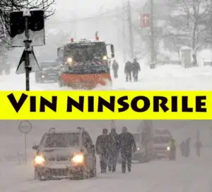 Vremea se schimbă radical! Alertă meteo ANM cod Portocaliu și Galben. Ger, ninsori și frig intens în România