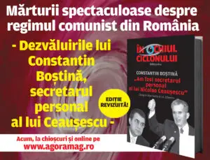 Volumul reeditat „În Ochiul Ciclonului” este acum pe piață. Dezvăluirile lui Constantin Boștină, secretarul personal al lui Ceaușescu