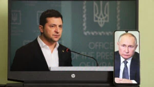 Volodimir Zelenski, Vladimir Putin