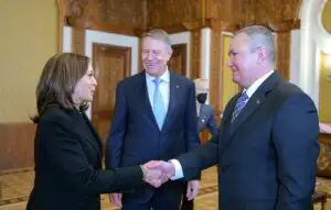 Nicolae Ciucă, discuție cu vicepreședintele Kamala Harris. Ce i-a transmis premierul