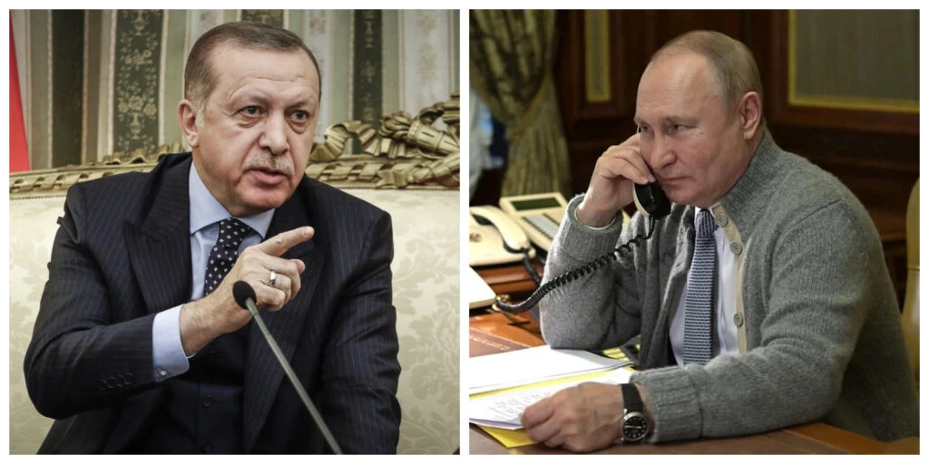 Negocieri Turcia-Rusia. Erdogan îi cere lui Putin să evite o escaladare în Marea Neagră