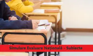 Simulare Evaluare Națională 2022. Care au fost subiectele la Matematică