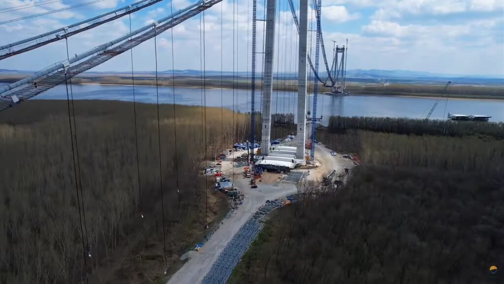 Când ar putea să fie dat în folosință podul suspendat peste Dunăre de la Brăila. Ce spune Ministerul Transporturilor