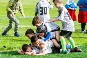 Micii rugbiști ai României! Sute de copii au participat la festivalul „Adrian Corneliu Andronic”
