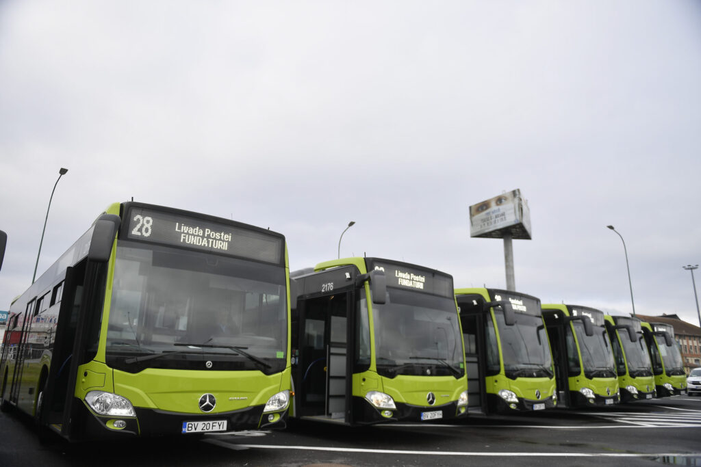 Toate autobuzele electrice din Brașov au fost retrase temporar din circulație