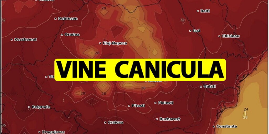 Alertă meteo ANM prelungită de caniculă. Cod galben de căldură în cea mai mare parte a țării, inclusiv în București