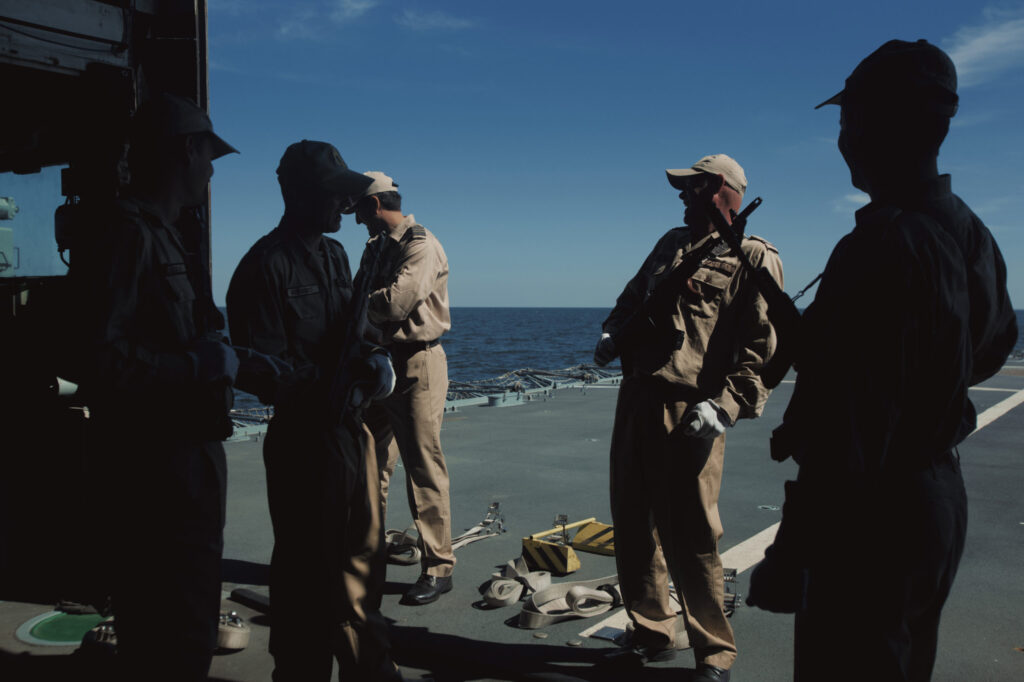 Exercițiu de infiltrare comun desfășurat de pușcași marini din SUA, Coreea de Sud și Marea Britanie