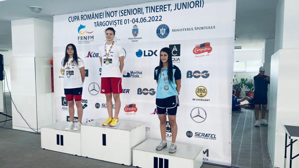 Aissia Prisecariu se pregătește pentru Campionatele Europene de înot pentru Juniori
