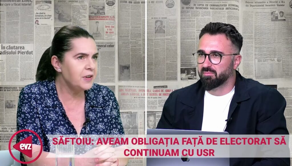 EXCLUSIV Adriana Săftoiu regretă despărțirea de USR. „Era o relație mai firească decât cu PSD”