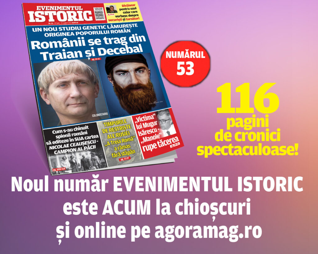 Un nou studiu genetic lămurește originea poporului român! Află mai multe din noul număr Evenimentul Istoric!