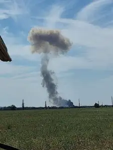 Ucraina în contraofensivă? Explozii puternice au zguduit o bază militară rusească din Crimeea (VIDEO)