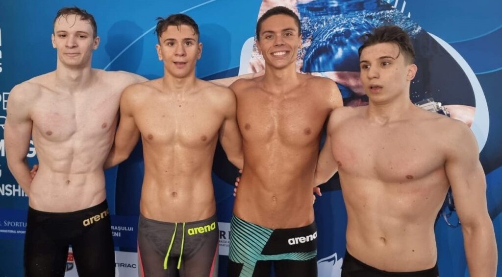 România, campioană mondială la înot în proba de ștafetă 4×100 m liber masculin! David Popovici, nou record