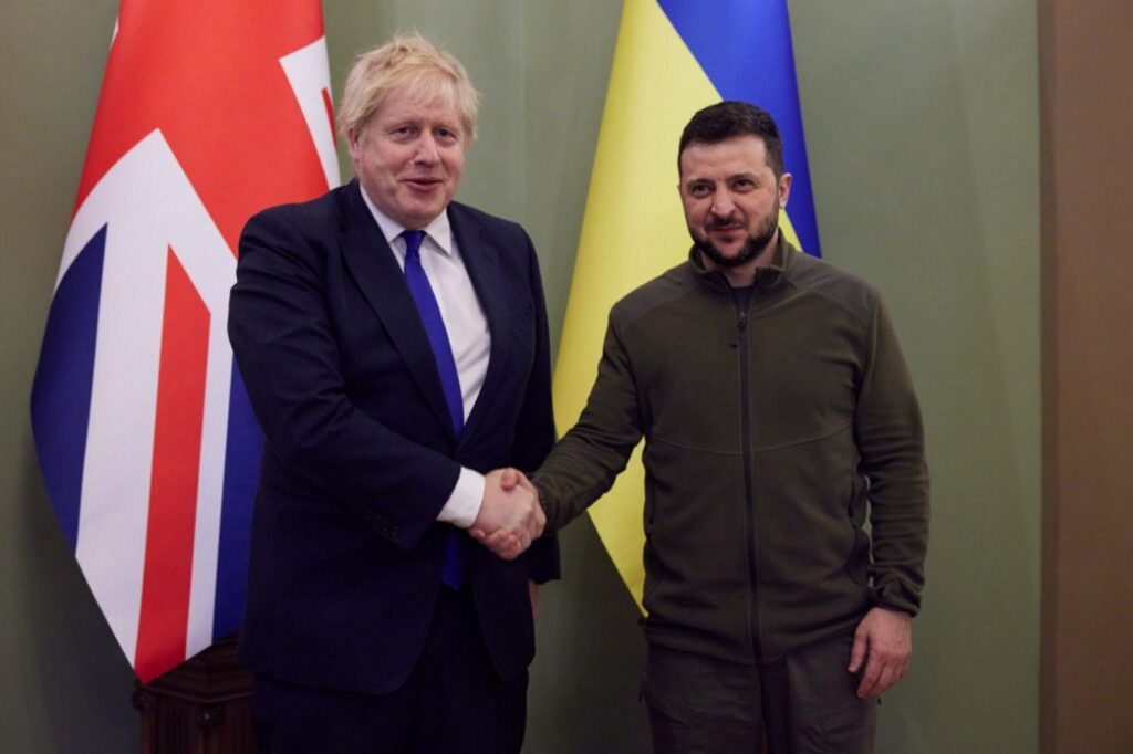 Boris Johnson şi Volodimir Zelenski vor rămâne prieteni. Anunțul venit la finalul mandatului premierului britanic