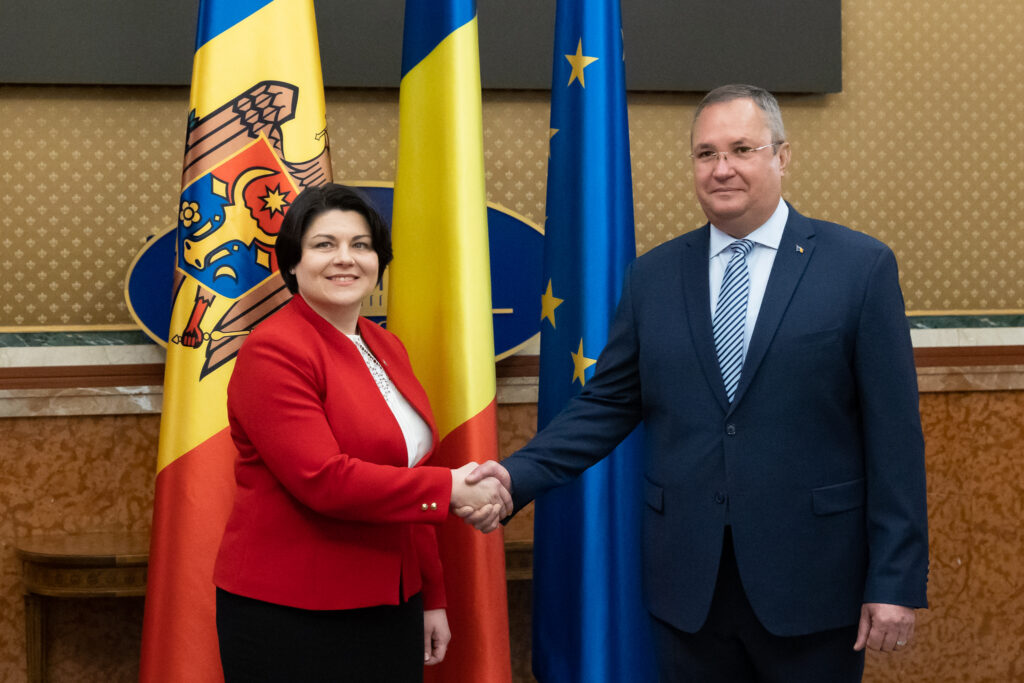 Nicolae Ciucă, întâlnire cu premierul Natalia Gavriliţa. România şi Republica Moldova caută soluţii în criza gazelor