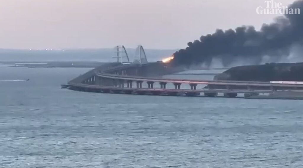 Explozia de pe Podul Crimeei a provocat mai multe decese și pagube de 8 milioane de euro (VIDEO)