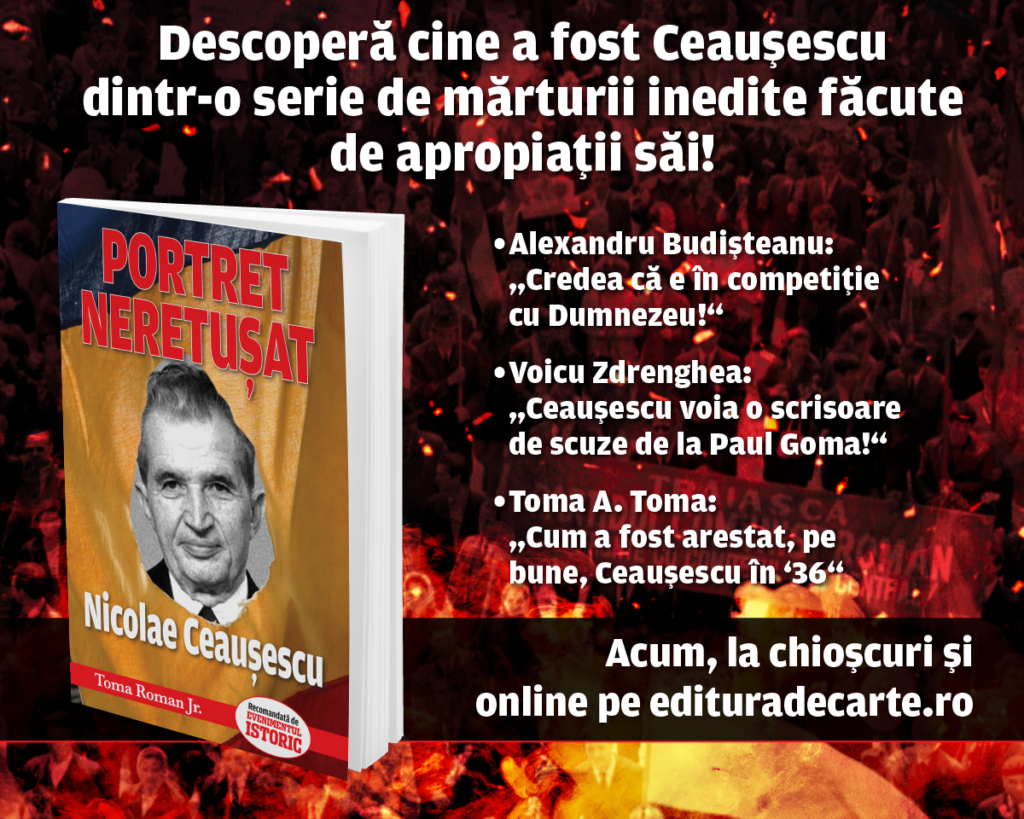 Volumul „Portretul neretușat al lui Nicolae Ceaușescu” este de astăzi pe piață! Mărturii inedite ale apropiaților despre cine era cu adevărat dictatorul