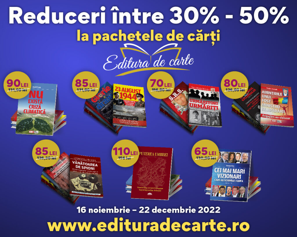 S-a lansat noul magazin online edituradecarte.ro! Comandă cele mai captivante titluri cu tematică istorică la prețuri promoționale