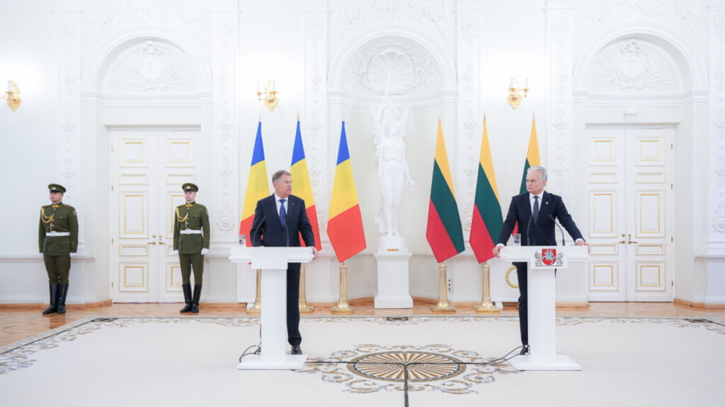 Klaus Iohannis, vizită oficială la Vilnius: Legăturile dintre România și Lituania sunt deosebit de solide și apropiate