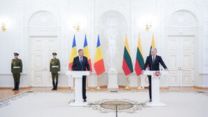 Klaus Iohannis și președintele Lituaniei