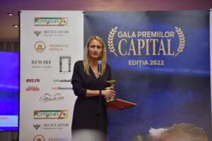 Camelia Potec, la Gala Premiilor Capital (sursă foto: Cristian Velea)