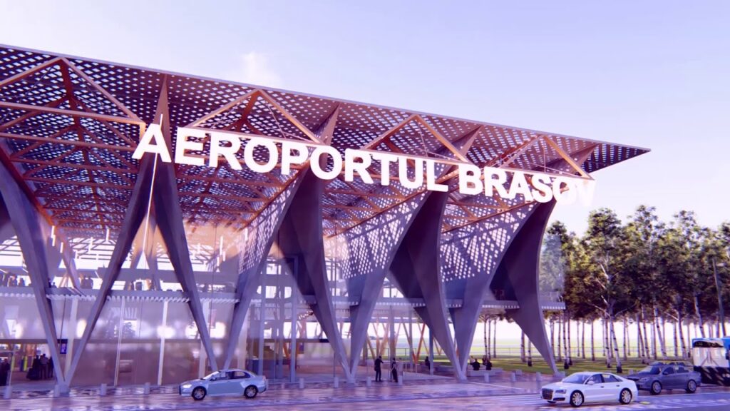 Primul zbor pe Aeroportul Internațional Brașov. Premieră la nivel național: A fost lansat Turnul de Control Virtual