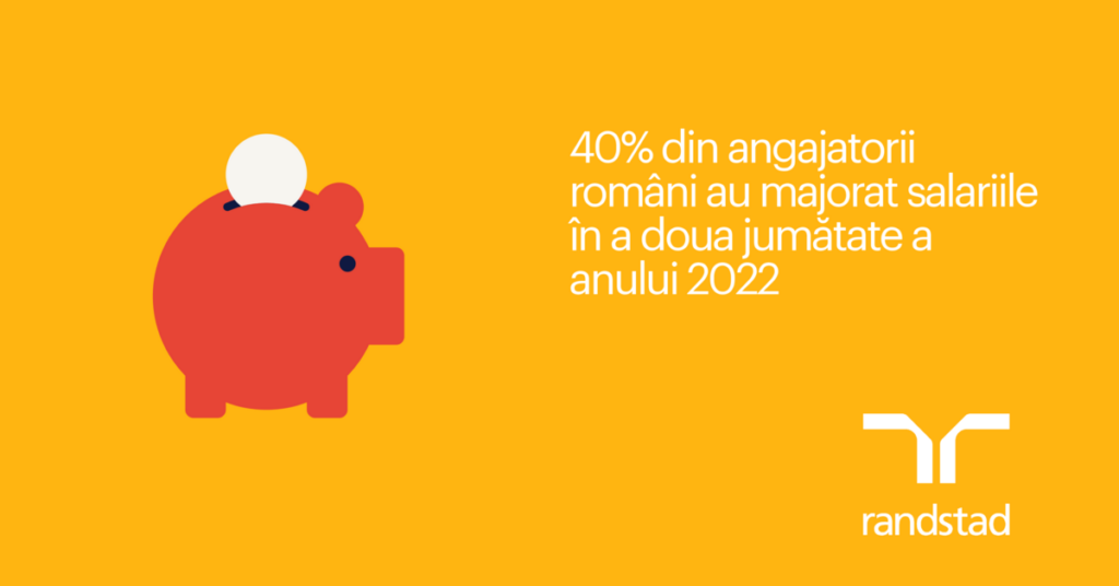 40% din angajatorii români au majorat salariile în a doua jumătate a lui 2022