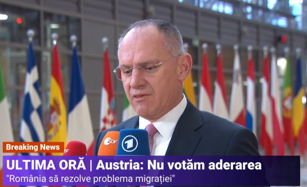 Austria a decis! Anunț pentru toată România. Ministrul de interne Gerhard Karner a transmis acum