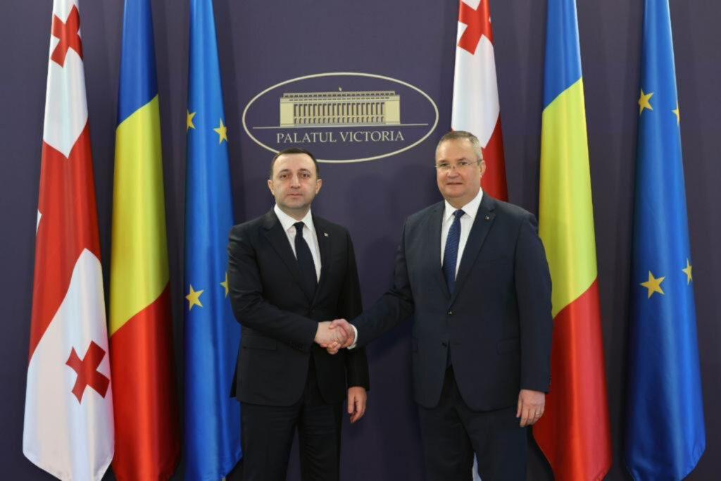 Nicolae Ciucă și premierul Georgiei, discuții despre Parteneriatul Strategic româno-georgian