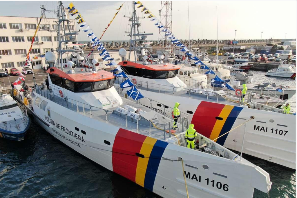 România își întărește granițele. Poliția de Frontieră a primit două noi nave de patrulare