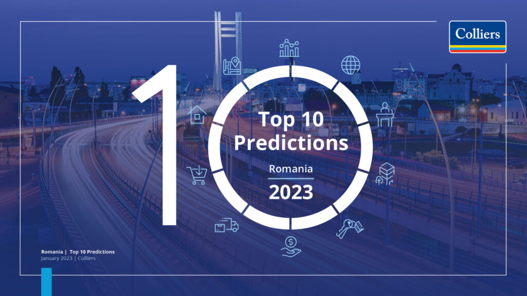 Colliers: Top 10 predicții pentru piața imobiliară din România în 2023
