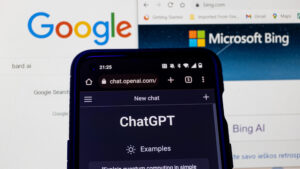 Google Microsoft Bing ChatGPT