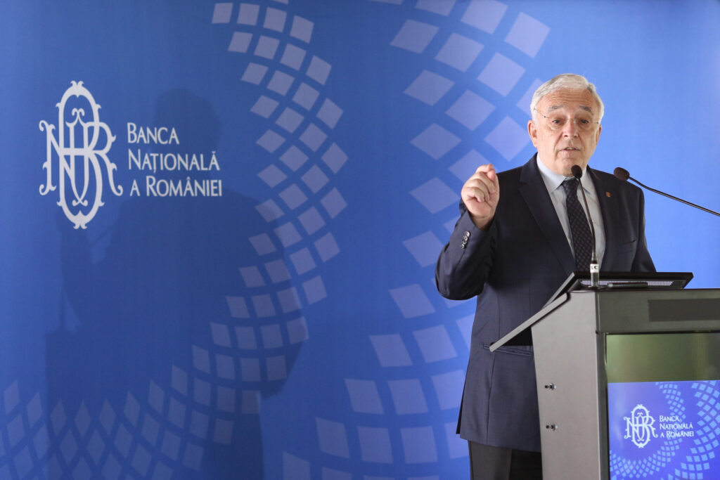 Mugur Isărescu a anunțat că BNR și-a redus puternic prognoza de inflație la 7%